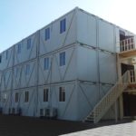 Erection of Multi storey Modular office cabins